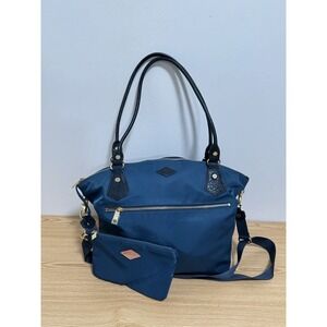 MZ Wallace Chelsea Bedford Nylon Tote Emerald Green Bag W/ Additional Strap